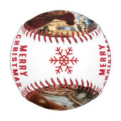 Balle De Baseball Merry Christmas 2 Photo Collage Boyfriend (Dos)