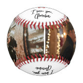 Balle De Baseball Merry Christmas 2 Photo Collage Boyfriend (Devant)