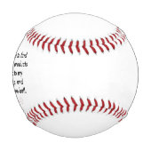 Balle De Baseball Message important Baseballs (Devant)