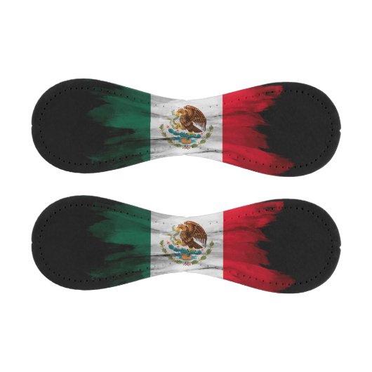 Balle De Baseball Mexico flag brush stroke, national flag (Panneaux)