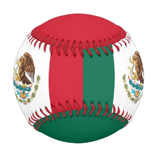 Balle De Baseball Mexique & Mexicain Drapeau / Bals de baseball (Dos)