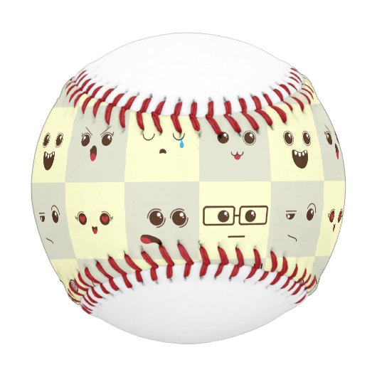 Balle De Baseball Mignonne face (Devant)