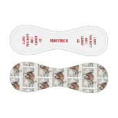 Balle De Baseball Mignonne J'ADORE CE MUTT | PHOTO personnalisée (Panneaux)