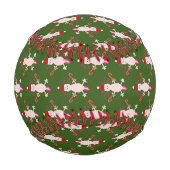 Balle De Baseball Mignons Axolotl de Noël (Dos)