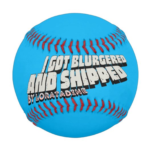 Balle De Baseball Mikitiez espace dolly crâne chips hamburger french (Devant)