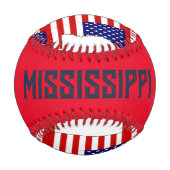 BALLE DE BASEBALL MISSISSIPPI (Dos)