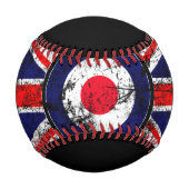 Balle De Baseball Mod Target Roundel UK Personalized (Devant)