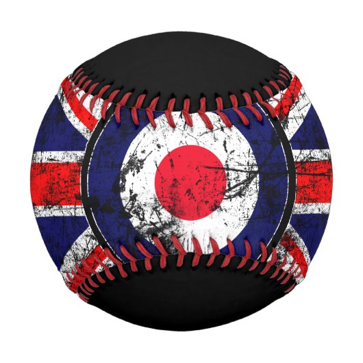 Balle De Baseball Mod Target Roundel UK Personalized (Devant)