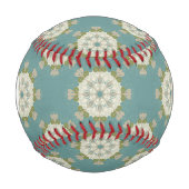 Balle De Baseball Modèle Damas avec éléments abstraits (Devant)
