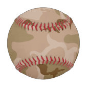 Balle De Baseball Modèle de camouflage du désert, Votre nom, Personn (Devant)