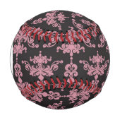 Balle De Baseball Modèle de monographie Damas 5 (Devant)