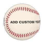 BALLE DE BASEBALL MODÈLE DE TEXTE D'IMAGE NATURELLE SIMPLE ET MODERN (Devant Gauche)