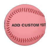 BALLE DE BASEBALL MODÈLE DE TEXTE D'IMAGE ROSE MODERNE ÉDITABLE SAUM (Devant Gauche)