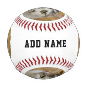 Balle De Baseball Modèle de texte personnalisé (Devant)