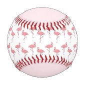 Balle De Baseball Modèle flamant rose (Devant)