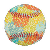 Balle De Baseball Modèle floral 3 (Devant)