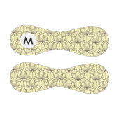 Balle De Baseball Modèle floral de crème (Panneaux)