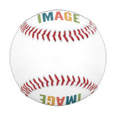 Balle De Baseball Modern Style Custom Image (Dos)