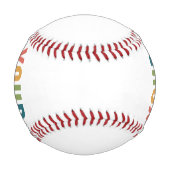 Balle De Baseball Modern Style Custom Image (Devant)