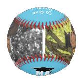 Balle De Baseball Moderne GLAD GRAD 2 - Diplôme photo (Dos)