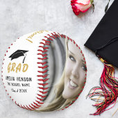 Balle De Baseball Moderne Grad Félicitations Graduation Photo