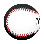 Balle De Baseball Mojo black baseball (Devant Gauche)
