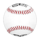 Balle De Baseball Mon Coeur Est Sur Ce Champ (Dos)