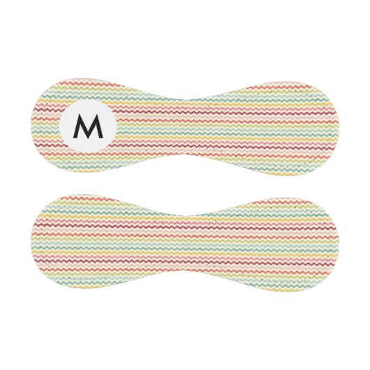 Balle De Baseball Monogram Chevron Motif 4 (Panneaux)