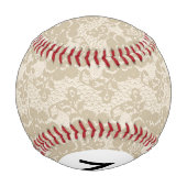 Balle De Baseball Monogram Dentelle beige (Dos)