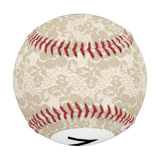 Balle De Baseball Monogram Dentelle beige (Dos)
