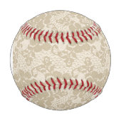 Balle De Baseball Monogram Dentelle beige (Devant)