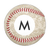 Balle De Baseball Monogram Dentelle beige (Devant Gauche)