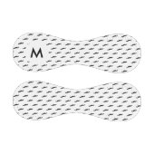 Balle De Baseball Monogram Mustache hipster motif 2 (Panneaux)