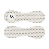 Balle De Baseball Monogram Mustache hipster motif 3 (Panneaux)
