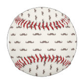 Balle De Baseball Monogram Mustache hipster motif 3 (Devant)
