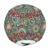 Balle De Baseball Monogram Paisley Motif 3 (Dos)
