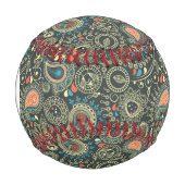 Balle De Baseball Monogram Paisley Motif 3 (Devant)
