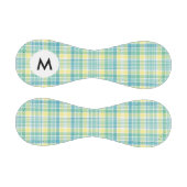 Balle De Baseball Monogram Pastel Plaid (Panneaux)