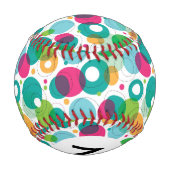 Balle De Baseball Monogram Round bulles enfants motif (Dos)