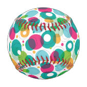 Balle De Baseball Monogram Round bulles enfants motif (Devant)