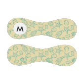 Balle De Baseball Monogramme Arrière - plan avec coquilles. Main des (Panneaux)