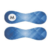 Balle De Baseball Monogramme arrière - plan hi-tech bleu foncé (Panneaux)