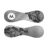 Balle De Baseball Monogramme arrière - plan métallique avec dommages (Panneaux)