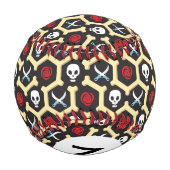 Balle De Baseball Monogramme Bandit Thème Motif (Dos)