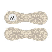 Balle De Baseball Monogramme Damask 2 (Panneaux)