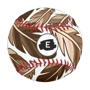 Balle De Baseball Monogramme de base-ball personnalisé Monogramme Br