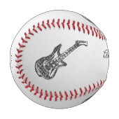 Balle De Baseball Monogramme de guitare électrique (Devant Gauche)