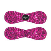 Balle De Baseball Monogramme de parties scintillant étincelante rose (Panneaux)