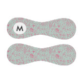 Balle De Baseball Monogramme Été joli motif floral (Panneaux)