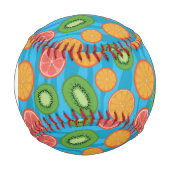 Balle De Baseball Monogramme Humeur fruitée (Devant)